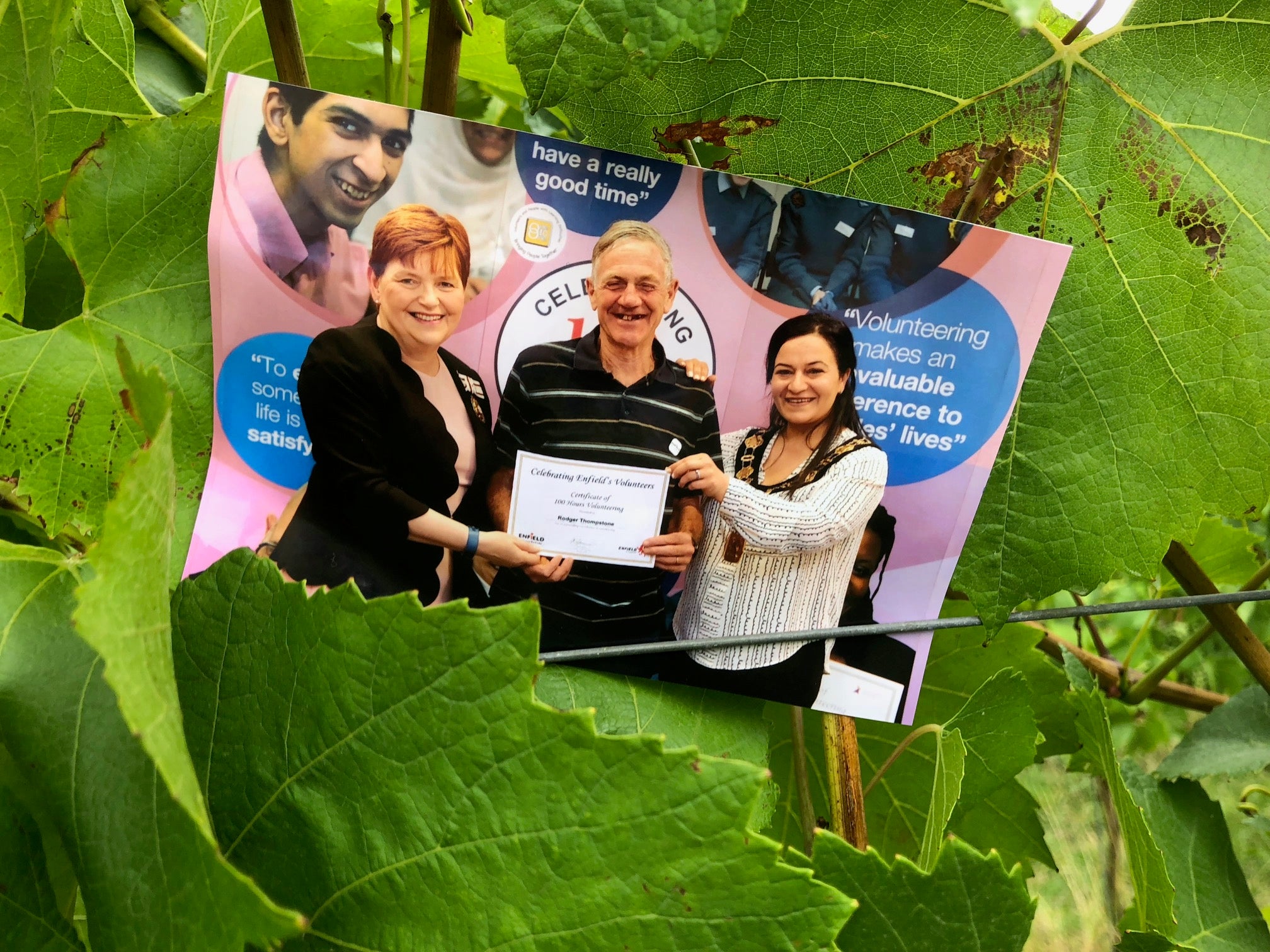 100 Hours Award for FHV Volunteer